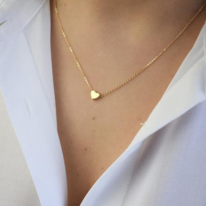 Collane semplici catena di clavicola <span class=keywords><strong>tutto</strong></span> con collana corta d'<span class=keywords><strong>amore</strong></span> a cuore - Product Image 1