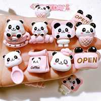 Breloques en résine marron, motifs alimentaires, style Kawaii, pour décoration DIY de coque de téléphone