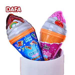 Children's Favorite Wonderful <strong>Cone</strong> with the Colorful Ice-cream Shapes <strong>Chocolate</strong> Egg with Biscuits and Surprise Toy - Product Image 1