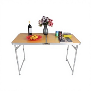 <span class=keywords><strong>Table</strong></span> <span class=keywords><strong>de</strong></span> pique-nique <span class=keywords><strong>pliante</strong></span> d'extérieur <span class=keywords><strong>de</strong></span> 4 pieds pour le <span class=keywords><strong>camping</strong></span> - Product Image 1