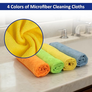 Custom Warp Knitted Microfiber Cleaning <b>Cloths</b> Washable Clean Towels Reusable Wash <b>Cloth</b> Towel Kitchen Car <b>Microfibre</b> Towels - Product Image 3