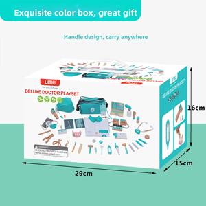 प्रीमियम अनुकूलन योग्य अल्ट्रा-लक्जरी डॉक्टर की भूमिका ने बच्चों के कल्पनाशील नाटक के लिए उच्च गुणवत्ता वाले पेशेवर चिकित्सा किट - Product Image 5