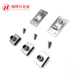Yihuaxing Metal Furniture <b>Lock</b> 64x41mm Zinc Alloy Keyless Anti-Tilt Drawer <b>Cabinet</b> <b>Lock</b> Minimalist Design Easy Installation - Product Image 2