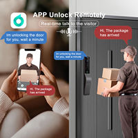3D Face ID Slimme Deurvergrendeling Palm Vein WiFi Camera IP65 Waterdicht Houten Deur Slimme Sloten