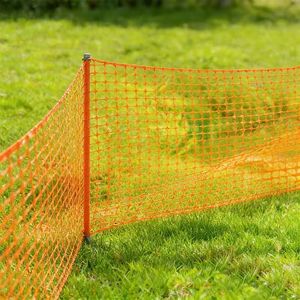 ตาข่ายรั้วนิรภัย HDPE สีส้มสะท้อนแสง กันน้ำ ทนทาน ติดตั้งง่าย สำหรับงานก่อสร้างและกั้นพื้นที่จัดงาน - Product Image 1