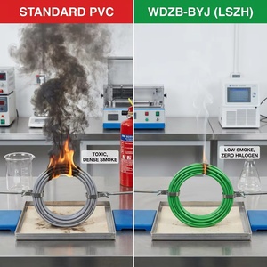 <span class=keywords><strong>Cable</strong></span> de Construcción WDZB-BYJ con Aislamiento XLPE 90C y Cubierta LSZH de 1.5mm, 2.5mm y 4mm para el Mercado Eléctrico de Omán - Product Image 5