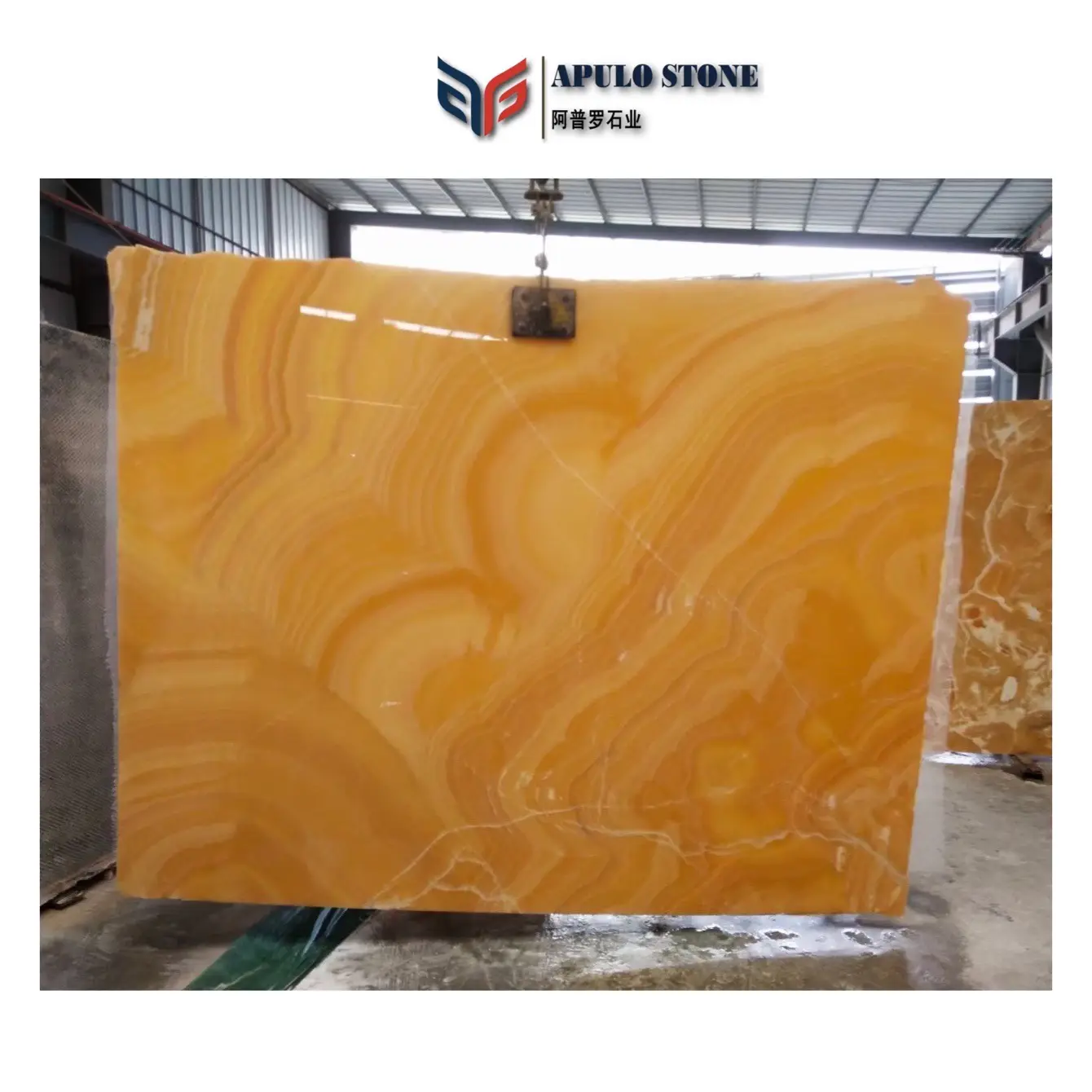 Chất Lượng Hàng Đầu Màu Vàng Tự Nhiên Màu Cam Onyx Gạch Đá Giá Thấp Mật Ong Vàng Onyx Marble