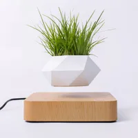 Beau Pot de Plante en Lévitation Magnétique pour Plantes Pot de Fleur Flottant Rotatif Lévitation Bonsaï En Pot Femmes Cadeaux Décor À La Maison