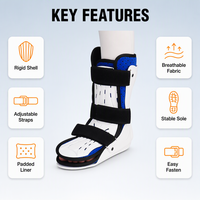 Attelle de soutien orthopédique à la cheville Fengyu avec sangles réglables pour le sport de protection contre les blessures d'arthrite