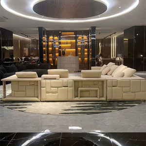 भट्ठी 2024 लक्जरी असली चमड़े के सोफे आधुनिक डी लक्जरी वेवटसोफा आधुनिक डी लक्जरी वेवटसोफा बड़ा - Product Image 2