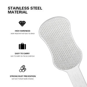 Vente en gros de produits de pédicure professionnels en acier inoxydable de haute qualité pour enlever les callosités lime à pied pierre ponce soins des pieds efficaces - Product Image 3