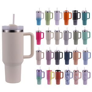 <span class=keywords><strong>Tumbler</strong></span> Sportivo da 40oz in Acciaio Inox a Doppia Parete Isolato con Manico e Cannuccia per Sublimazione, Magazzino USA Topnovo - Product Image 1