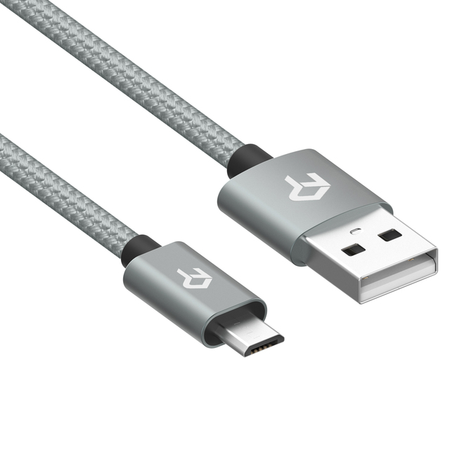 Micro USB Cable, Nylon Braided Extremely Durable, Data and Charging, 6 Feet