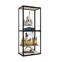 Vitrine transparente en verre pour présentation, étagère de comptoir sur mesure pour boutique