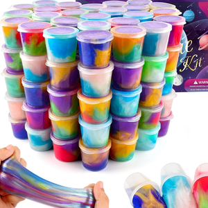 High Quality Crystal <b>Slime</b> Toys Colorful Play Dough Tools for Kids DIY Educational Toy - Product Image 4