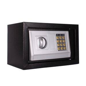 Panneau <span class=keywords><strong>EA</strong></span> pas cher 20cm de haut Petit mini coffre-fort casier coffre-fort personnel pour l'argent Serrure numérique avec clés d'urgence - Product Image 2