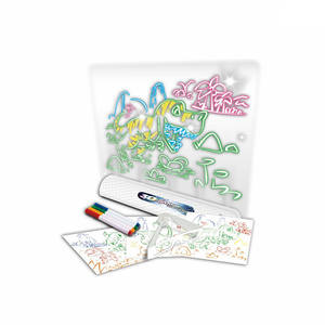 Pad luminoso occhiali 3D Tablet effetti di luce Puzzle Board tavolo da disegno 3D con penna per regali per bambini - Product Image 2