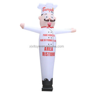 เชฟเป่าลม10FT ตัวสูงกลางแจ้งพร้อมตัวโบกมือขยับได้สำหรับโฆษณา<span class=keywords><strong>ร้าน</strong></span>ขายพิซซ่า - Product Image 1