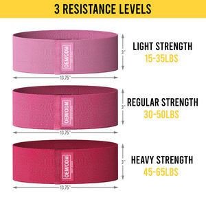 OEM/ODM Polyester Vải Thể Thao Phòng Tập Thể Dục Vòng Tròn Kháng Ban Nhạc Biểu Tượng Tùy Chỉnh Hip Ban Nhạc Tập Thể Dục Vòng Lặp Cho Yoga Hip Vòng Tròn Đào Tạo - Product Image 2