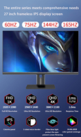 Entrega rápida 24 27 pulgadas FHD 1K 2K 4K 240HZ 165HZ IPS HDR Pantalla vertical Pantalla LED Pc Computadora Monitor de juegos de escritorio