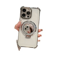Support de portefeuille magnétique en poudre Flash de luxe TPU plaqué résistant aux chutes étui de protection pour téléphone portable poignée de téléphone incluse
