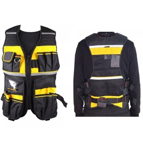 Working <strong>Carpenter</strong> Electrician Multifunctional Toolkit Vest Overalls <strong>Tool</strong> <strong>Belt</strong> Pack Oxford Cloth Jacket Safety Apron OEM - Product Image 4