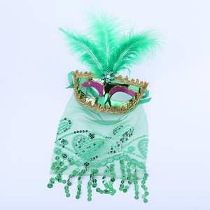 Nouveau masque en forme de cœur en fil de plastique avec logo, style européen et américain, créatif, pour fête costumée adulte - Product Image 3