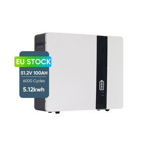 Batería de Litio LiFePO4 LFPWall-5000 de 5 kWh, 48 V, 51,2 V, 100 Ah, 200 Ah para Sistema de Almacenamiento de Energía Solar Doméstico con 6000 Ciclos - Product Image 1