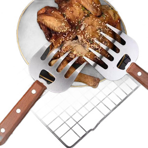 ส้อมสแตนเลสทรงกรงเล็บหมีสำหรับฉีกไก่และเสิร์ฟ - Product Image 2