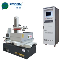Machine de découpe à fil EDM automatique POOSN Dk7745, machine de découpe à fil CNC, machine de découpe à fil EDM