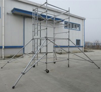 Tour MOBILE en ALUMINIUM, système complet de 6m, plateforme andamio, construction d'escalier en ALUMINIUM, roulement
