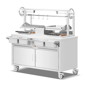 Parrilla Argentina de Acero Santa Maria, Brasero para Barbacoa al Aire Libre, Carbón Vegetal, para Uso Doméstico y en Restaurantes - Product Image 6