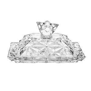 Стеклянная тарелка с тиснением - Product Image 1