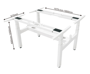 Top người bán trong USA văn phòng thông minh đồ nội thất Chiều cao máy tính có thể điều chỉnh bảng 4 chân ngồi đứng bàn - Product Image 2