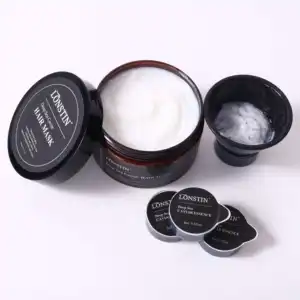 Masque capillaire au <span class=keywords><strong>caviar</strong></span> des grands fonds, masque capillaire protéiné de luxe au <span class=keywords><strong>caviar</strong></span> avec kératine pour une texture lisse, des pointes fourchues et une nutrition intense - Product Image 1