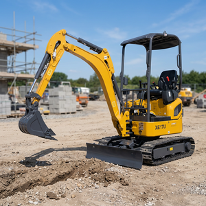 Miniexcavadora Nueva de 1.7 Toneladas con Giro Cero XE17U, Microexcavadora Compacta con Chasis Retráctil - Product Image 2