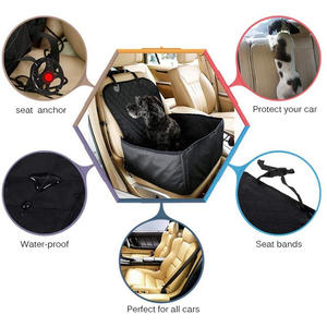 Co-Pilot asiento delantero 600D Oxford tela acolchada <span class=keywords><strong>coche</strong></span> perro asiento cojín grueso algodón relleno completo envolvente mascota asiento de <span class=keywords><strong>coche</strong></span> cubierta - Product Image 5