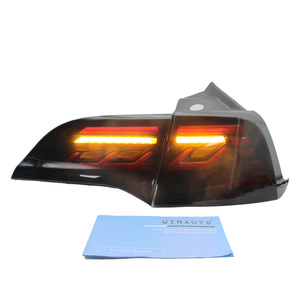 WINAUTO luces de coche luces traseras LED para Tesla Model 3 /Model <span class=keywords><strong>Y</strong></span> 2019 - 2022 montaje lámpara trasera lámpara de freno de parada señal de giro - Product Image 6