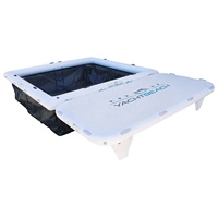 Bateau de plaisance gonflable flottant pour la piscine, la mer et l'océan, avec filet de protection contre les méduses