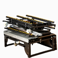 Scie à Table Coulissante WJ480 Meilleure Vente, Scie à Table Poussante pour le Travail du Bois, Scie à Panneau Pliante Portable, Machines à Scier le Bois