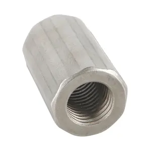 Upsetting Parallel Taper Thread Rolling Straight Thread Rebar Coupler Bolted Rebar Coupler Cold Extrusion Press Rebar Coupler