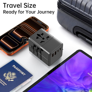 ASPOR <span class=keywords><strong>Cargador</strong></span> de Pared Rápido GaN de 65W, <span class=keywords><strong>Universal</strong></span> para Viajes, con 4 Enchufes Retráctiles, Salida de 5 Puertos, Compacto para Dispositivos Móviles - Product Image 4