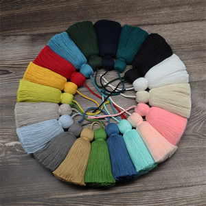 Offre Spéciale 12cm pur coton longue corde gros gland pour la maison Textile oreiller Angle suspendu corde gland gland bagages accessoires - Product Image 2