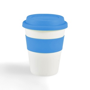 Tasse de voyage en fibre de bambou 12OZ tasse à café en paille de blé avec couvercle en <span class=keywords><strong>plastique</strong></span> réutilisable <span class=keywords><strong>jetable</strong></span> pour l'eau café grande idée cadeau - Product Image 3