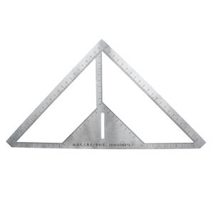 Règle triangulaire multifonctionnelle en acier inoxydable, nouveau type, outil de mesure rapide et facile pour les poseurs de carrelage de sol, carreaux à motifs - Product Image 2