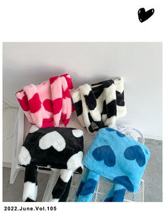 กระเป๋าถือแฟชั่นสไตล์ญี่ปุ่นได้รับความนิยมในอินสตาแกรม,กระเป๋าน่า<span class=keywords><strong>รัก</strong></span>ขนนุ่มกำมะหยี่สำหรับผู้หญิงกระเป๋าโท้ท<span class=keywords><strong>สะ</strong></span>พายไหล่สำหรับเด็กผู้หญิง - Product Image 5