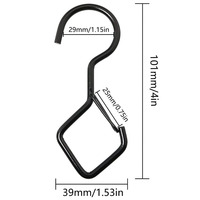 Boucle à ressort de conception de sécurité à crochet en S coupe-vent de haute qualité pour accrocher