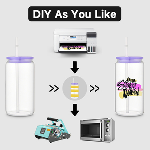 Gobelet en <span class=keywords><strong>verre</strong></span> <span class=keywords><strong>transparent</strong></span> de 16 oz avec couvercle et paille pour café, thé et fêtes – Stock USA - Product Image 4