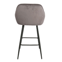 Nouveaux tabourets de bar modernes et écologiques avec un excellent soutien dorsal, base en métal durable, pour bar à domicile et hôtel, chaise haute de luxe