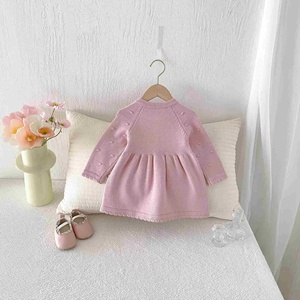 Abito in Maglia <span class=keywords><strong>per</strong></span> <span class=keywords><strong>Neonata</strong></span> Primavera 2026, Morbido Vestito Principessa <span class=keywords><strong>per</strong></span> Bambine - Product Image 4